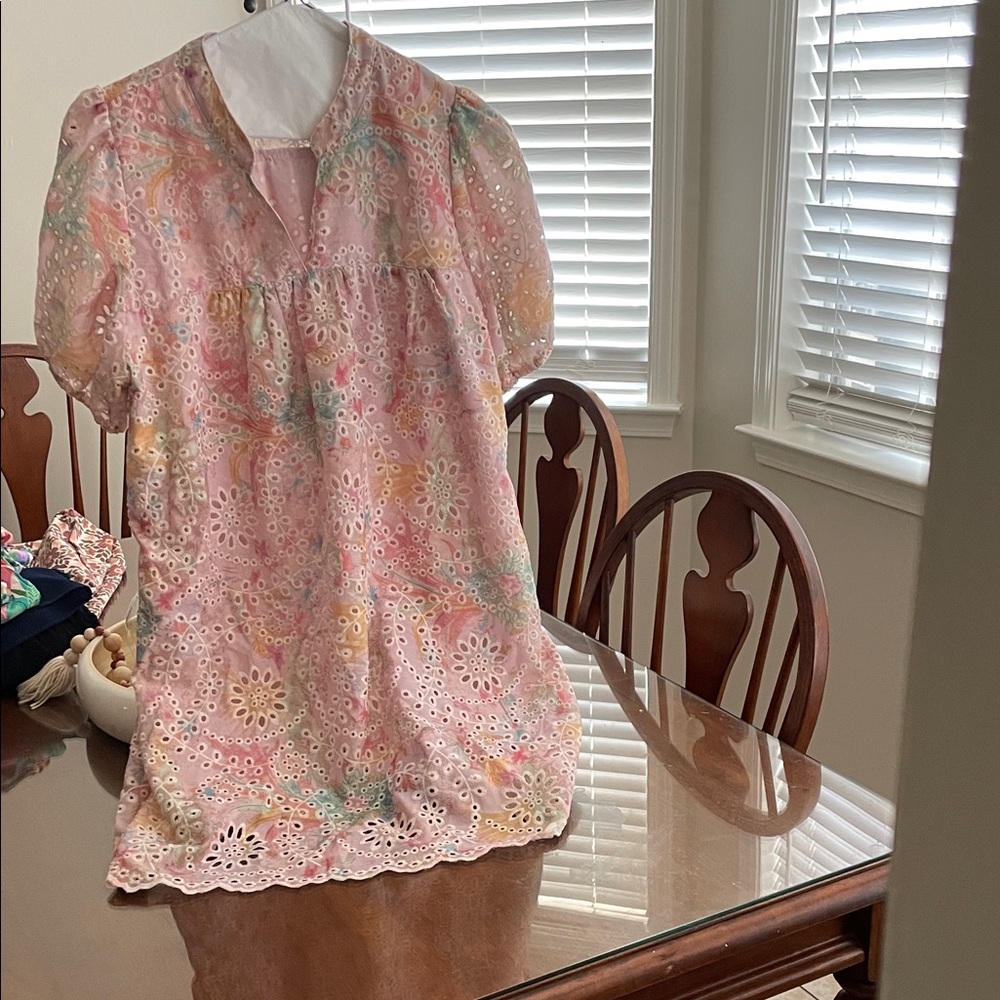 Umgee Pastel Floral Mini Dress
